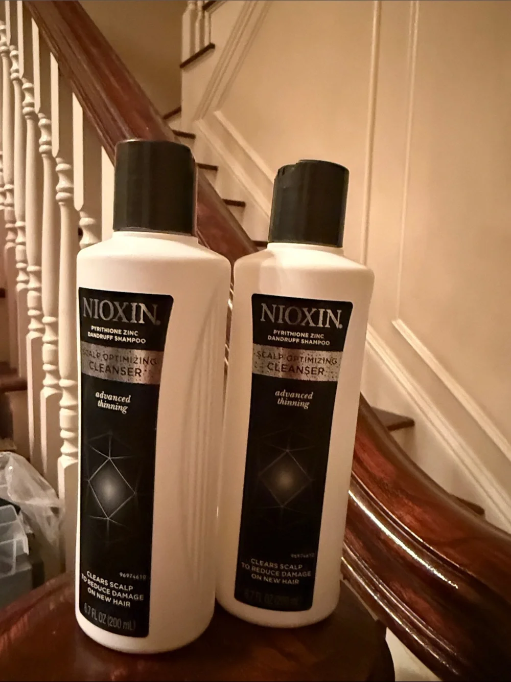 Nioxin Scalp Optimizing Cleanser Advanced Thinning 6.7oz/200ml New; LOT OF 2